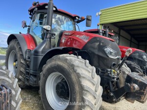 TRACTEUR CASE OPTUM 300 CVX Fertiliser spreader