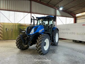 TRACTEUR T6.165 Cereal tipping trailer